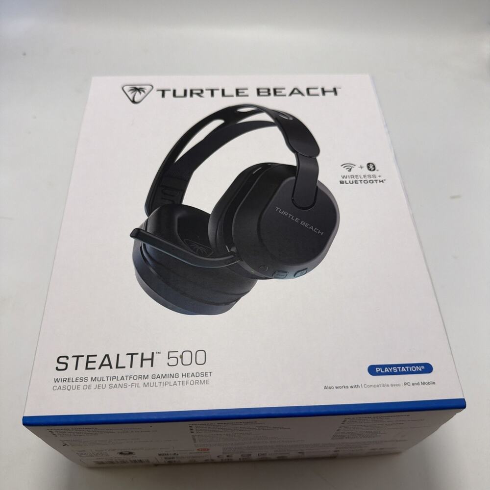 NEW SEALED Turtle Beach Stealth 500 Wireless Gaming Headset For PS5 PS4 + PC